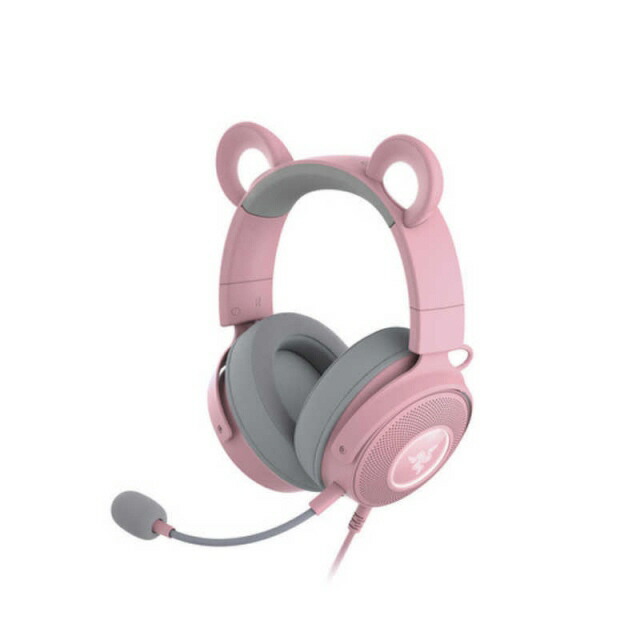 【ポイント10倍】 Razer ヘッドセット Kraken Kitty V2 Pro RZ04-04510200-R3M1 [Quartz] [ヘッドホンタイプ：オーバーヘッド プラグ形状：USB 装着タイプ：両耳用 接続方式：ワイヤード(有線) リモコン：○ ゲーミング：○] 【P10倍】