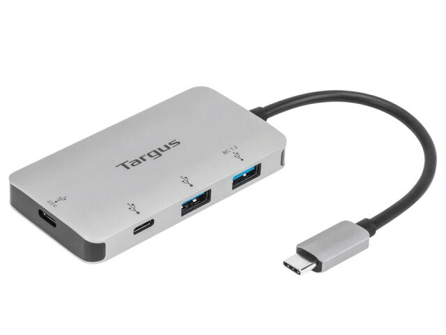 【ポイント10倍】 ターガス USBハブ ACH228 [Silver] [ポート数：4系統 インターフェイス(パソコン側)：USB3.2 Gen1 Type-C インターフェイス(USB機器側)：USB3.2 Gen1 Type-Ax2/Type-Cx2] 【P10倍】｜YOUPLAN