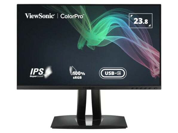 【尖んがり10倍】 【代引不可】ViewSonic マイコン管する・液晶見せびらかす VP2456 [23.8in 黒いこと] 【P10倍】