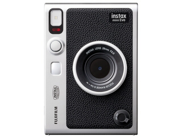 【ポイント10倍】 富士フイルム インスタントカメラ instax mini Evo チェキ USB Type-C対応 [ブラック] [使用フィルム：インスタントカラーフィルムinstax mini フィルムサイズ（横x縦）：86&times;54mm フラッシュ：○ セルフタイマー：○ 重量：285g] 【P10倍】｜YOUPLAN 30,245円