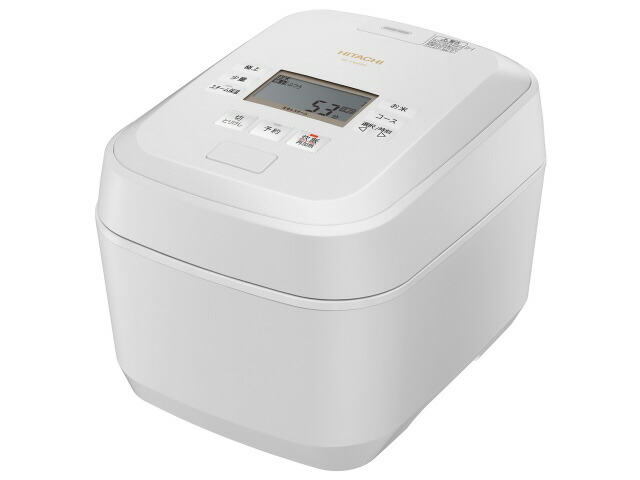 【ポイント10倍】 日立 炊飯器 沸騰鉄釜 ふっくら御膳 RZ-V100GM(W) [フロストホワイト] [タイプ：圧力IH炊飯器 炊飯量：5.5合 早炊き：○ 保温時間：24時間 蒸気セーブ：○] 【P10倍】｜YOUPLAN