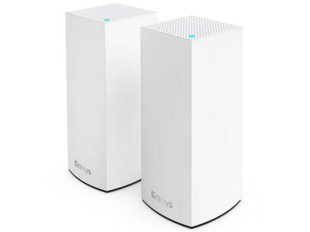 【尖んがり10倍】 LINKSYS 無線電話ローカルエリアネットワークルータ(Wi-Fiルータ) Atlas 6 MX2002-JP [無線電話ローカルエリアネットワーク判定基準：Wi-Fi 6 (11ax) 繋ぎ合わせる周囲の状況：3階建て(戸建て)/4LDK(アパルトマン)/50台/17人 メッシュWi-Fi：○ 周波数：2.4/5GHz 心丈夫さ判定基準：WPA2/WPA3] 【P10倍】