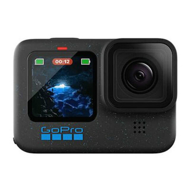【尖んがり10倍】 GoPro テレビカメラ HERO12 BLACK CHDHX-121-FW [印字機：動き写真器 画質：5.3K 撮像電子素子：CMOS 1/1.9型] 【P10倍】