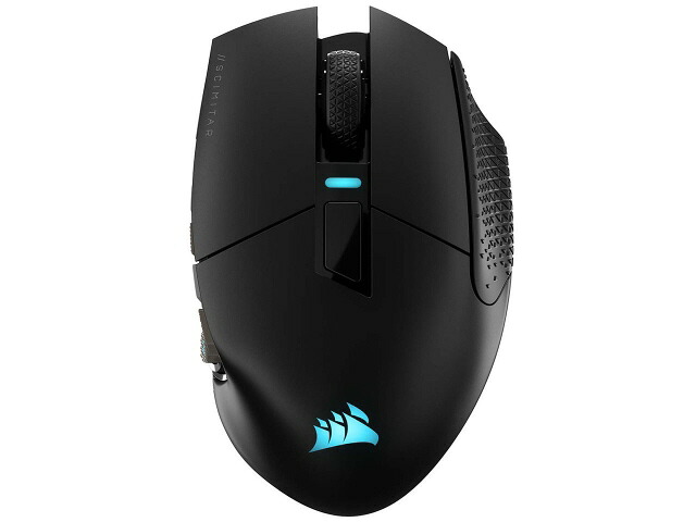 【尖んがり10倍】 Corsair 二十日鼠 SCIMITAR ELITE WIRELESS CH-9314311-AP [黒いこと] [印字機：光学式二十日鼠 インター人間の顔：Bluetooth 4.2+LE/USB/無線電話2.4GHz 余分の物役立つこと：かぞえ上げるうつり変わり能力のある 名取り草数：16名取り草 重さ：114g] 【P10倍】
