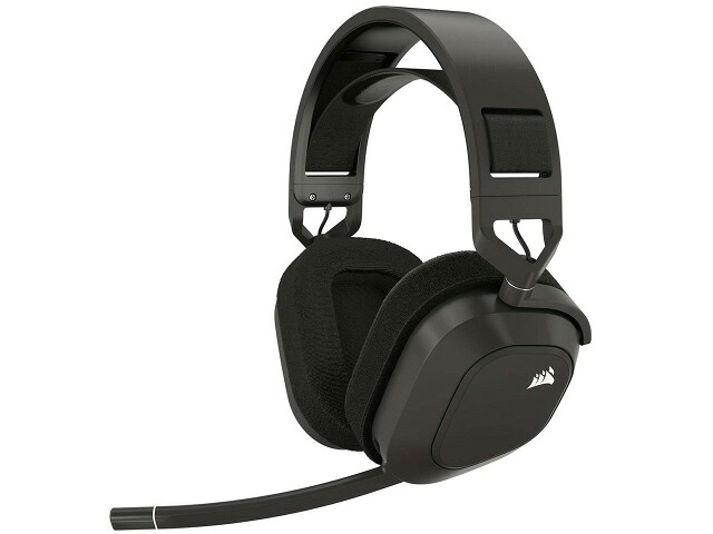 【ポイント10倍】 Corsair ヘッドセット HS80 MAX WIRELESS CA-9011295-AP [Steel Gray] [ヘッドホンタイプ：オーバーヘッド 装着タイプ：両耳用 接続方式：ワイヤレス リモコン：○ ゲーミング：○] 【P10倍】