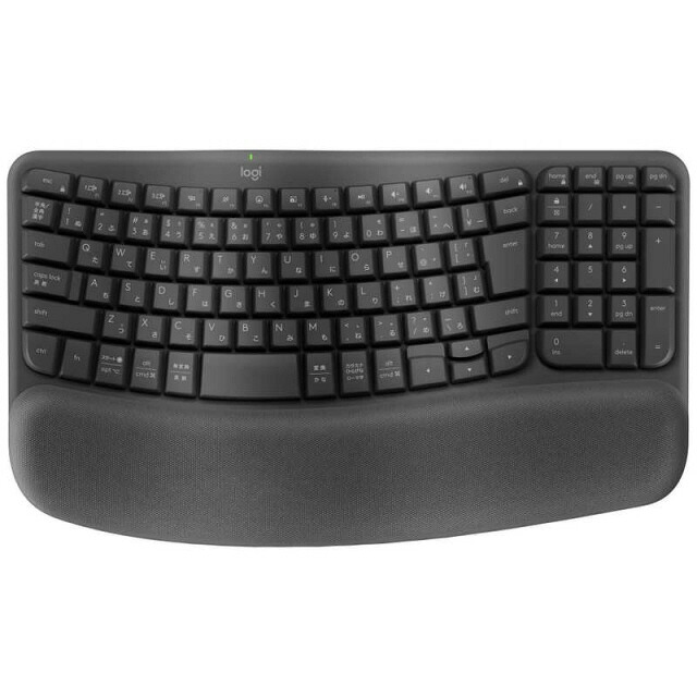 【ポイント10倍】 ロジクール キーボード WAVE KEYS K820 [グラファイト] [キーレイアウト：日本語 キースイッチ：メンブレン インターフェイス：USB/Bluetooth テンキー：あり キーストローク：2.5mm] 【P10倍】｜YOUPLAN