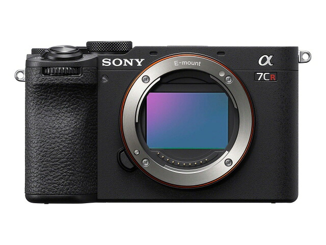 【ポイント10倍】 SONY デジタル一眼カメラ α7CR ILCE-7CR ボディ [ブラック] [タイプ：ミラーレス 画素数：6250万画素(総画素)/6100万画素(有効画素) 撮像素子：フルサイズ/35.7mm&times;23.8mm/CMOS 重量：430g] 【P10倍】｜YOUPLAN