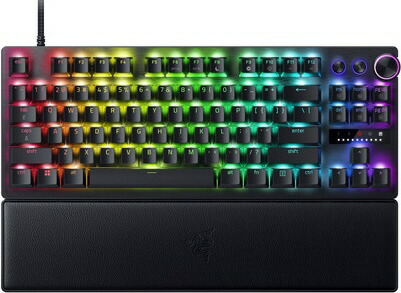【尖んがり10倍】 Razer 鍵盤 Huntsman V3 Pro Tenkeyless RZ03-04980100-R3M1 [黒いこと] [キーレイアウト：英語 手当たり取り替えっこ：光学的 インター人間の顔：USB テンキー：なし(テンキー受け答え)] 【P10倍】