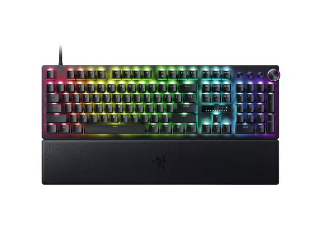 【尖んがり10倍】 Razer 鍵盤 Huntsman V3 Pro RZ03-04970100-R3M1 [黒いこと] [キーレイアウト：英語 手当たり取り替えっこ：光学的 インター人間の顔：USB テンキー：あり] 【P10倍】