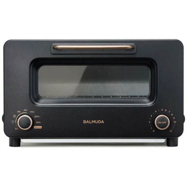 【尖んがり10倍】 バルミューダ トースター BALMUDA The Toaster Pro K11A-SE-BK [黒いこと] [手合い：オーヴン 熱する遣りくち：暖房器/水蒸気 気温調節する役立つこと：○ 使い果たすワット数：1300W] 【P10倍】