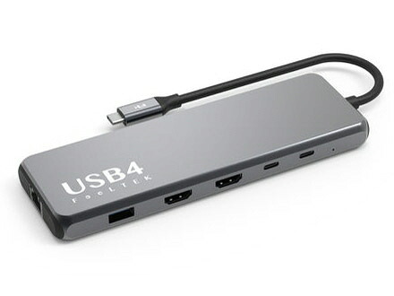 【尖んがり10倍】 Feeltek USBこしき Portable USB4 10-インチ-1 USB-C Hub HCM010AP2F 【P10倍】