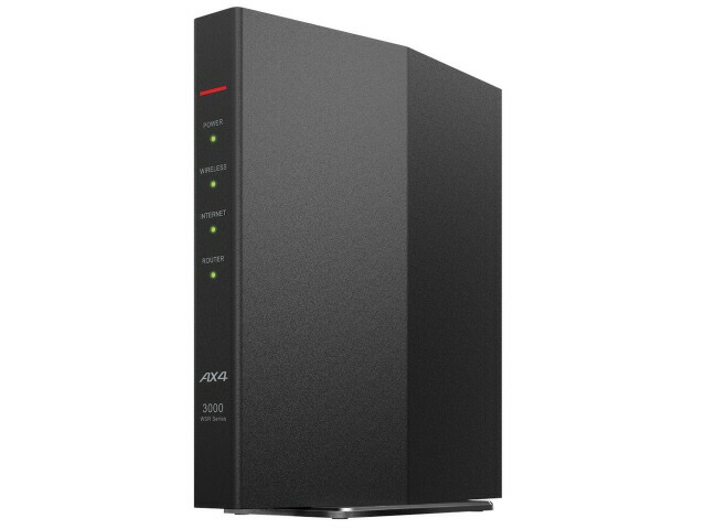 【ポイント10倍】 バッファロー 無線LANルーター(Wi-Fiルーター) AirStation WSR-3000AX4P/DBK [ブラック] 【P10倍】