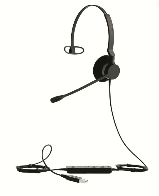 【ポイント10倍】 Jabra ヘッドセット Biz 2300 USB UC Mono [ヘッドホンタイプ：オーバーヘッド プラグ形状：USB 装着タイプ：片耳用 接続方式：ワイヤード(有線) リモコン：○] 【P10倍】