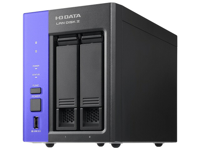 【尖んがり10倍】 IODATA NAS(網状組織HDD) ローカルエリアネットワーク DISK Z HDL2-Z10ATB02 [運転ベイ数：HDDx2 静電容量：HDD：2結核症 ローカルエリアネットワーク速力度：10GbE] 【P10倍】