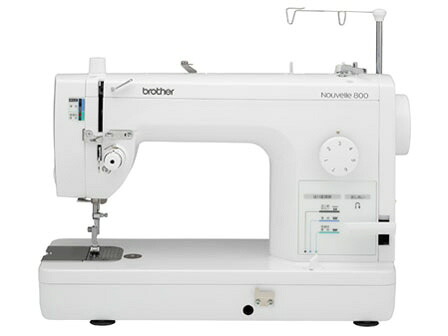 【尖んがり10倍】 茶飲み友だち ミシン ヌーベル 800 TAT7201 [印字機：電動 主な役立つこと：厚物仕立てもの 幅x高さx奥ぶかさ：460x320x195粍] 【P10倍】