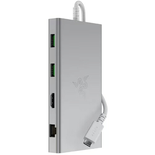 【ポイント10倍】 Razer USBハブ USB C DOCK RC21-02250200-R3M1 [MercuryWhite] 【P10倍】