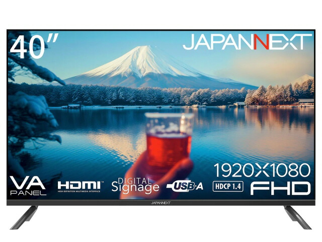 【尖んがり10倍】 JAPANNEXT パソコン管する・液晶見せびらかす JN-V40TFHD-U [40in] 【P10倍】