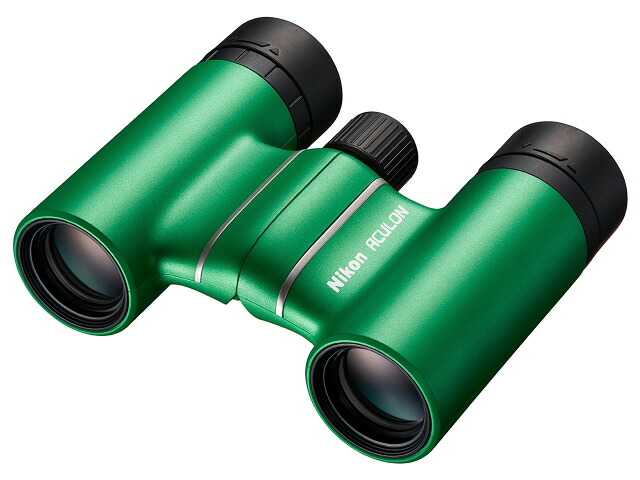 【ポイント10倍】 ニコン 双眼鏡 ACULON T02 8x21 [グリーン] [倍率：8倍 対物レンズ有効径：21mm 実視界：6.3° 明るさ：6.8 重量：195g] 【P10倍】