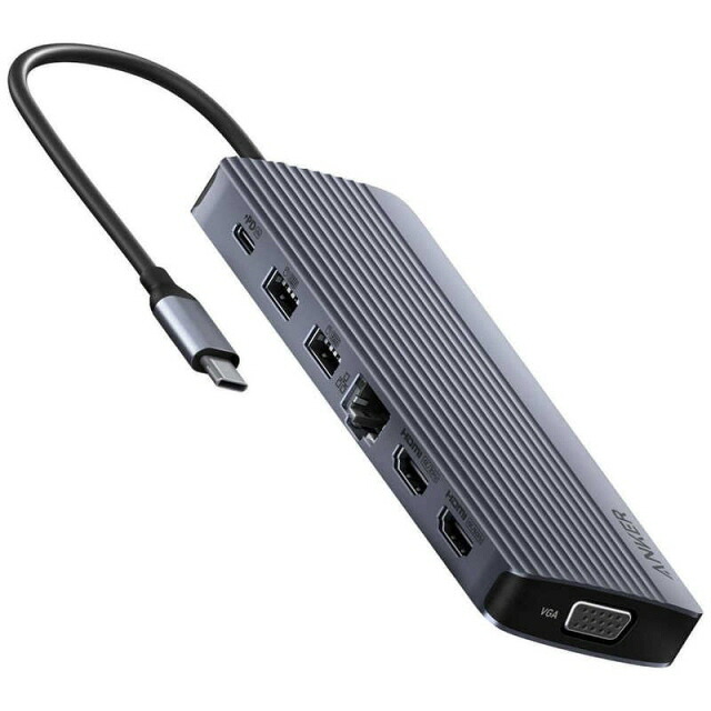 【ポイント10倍】 ANKER USBハブ USB-C ハブ (14-in-1 Triple display) A83890A1 [ブラック] 【P10倍】｜YOUPLAN
