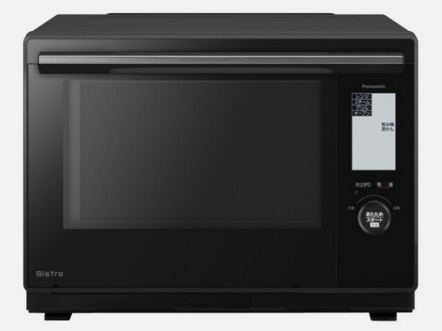 【ポイント10倍】 【代引不可】パナソニック オーブンレンジ ビストロ NE-BS9C-K [ブラック] [タイプ：スチームオーブンレンジ 庫内容量：30L 庫内構造：庫内フラット 使用人数：4人 最大レンジ出力：1000W オーブン最高温度：300℃] 【P10倍】