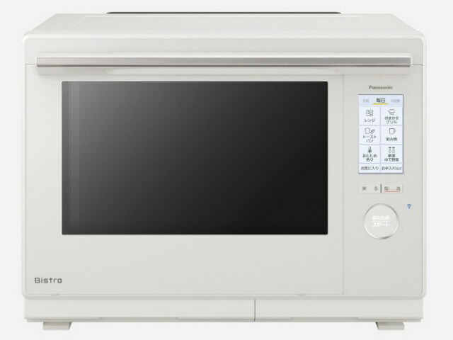 【ポイント10倍】 【代引不可】パナソニック オーブンレンジ ビストロ NE-UBS10C-W [オフホワイト] [タイプ：スチームオーブンレンジ 庫内容量：30L 庫内構造：庫内フラット 使用人数：4人 最大レンジ出力：1000W オーブン最高温度：300℃] 【P10倍】