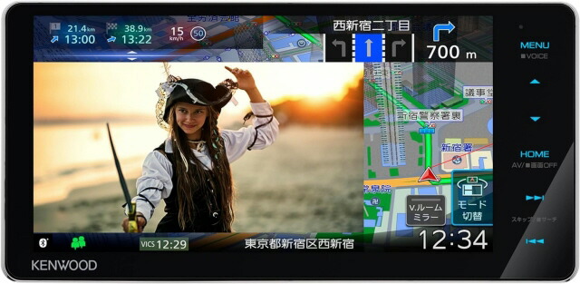 【ポイント10倍】 ケンウッド カーナビ 彩速ナビ MDV-S711HDW [画面サイズ：7 V型(インチ) 設置タイプ：一体型(2DIN) TVチューナー：フルセグ(地デジ) 記録メディアタイプ：メモリ Bluetooth：○] 【P10倍】｜YOUPLAN