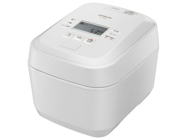 【ポイント10倍】 日立 炊飯器 ふっくら御膳 RZ-V100HM(W) [フロストホワイト] [タイプ：圧力IH炊飯器 炊飯量：5.5合 早炊き：○ 保温時間：24時間 蒸気セーブ：○] 【P10倍】