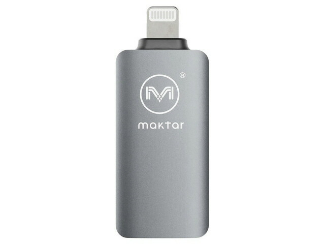 【ポイント10倍】 Maktar USBメモリー Piconizer4 MKP4-SG-128G [128GB スペースグレー] [容量：128GB USB Type-C：○ Lightning：○ セキュリティロック対応：○] 【P10倍】