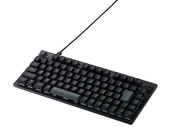 【ポイント10倍】 エレコム キーボード V custom TK-VK720ABK [ブラック] [キーレイアウト：日本語85～86/75%サイズ インターフェイス：USB テンキー：なし(テンキーレス) キーストローク：4.0mm] 【P10倍】｜YOUPLAN