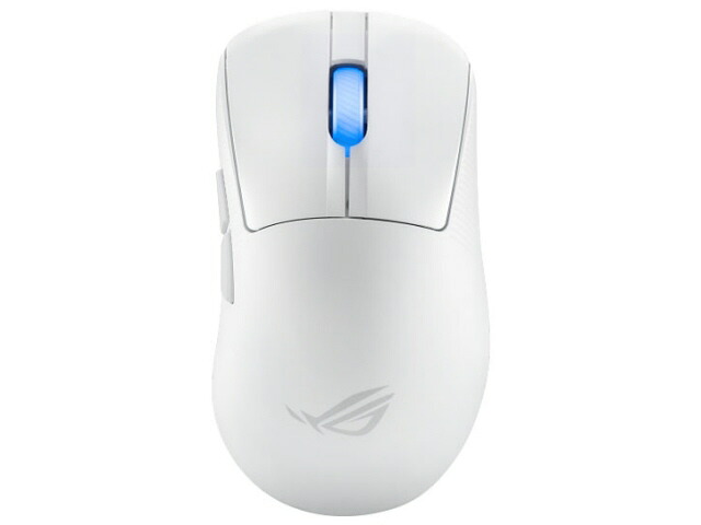 【尖んがり10倍】 ASUS 二十日鼠 ROG Keris II Ace [Moonlight White] [印字機：光学式二十日鼠 インター人間の顔：Bluetooth 5.1/USB/無線電話2.4GHz 余分の物役立つこと：かぞえ上げるうつり変わり能力のある/着脱式受信システム 重さ：54g] 【P10倍】
