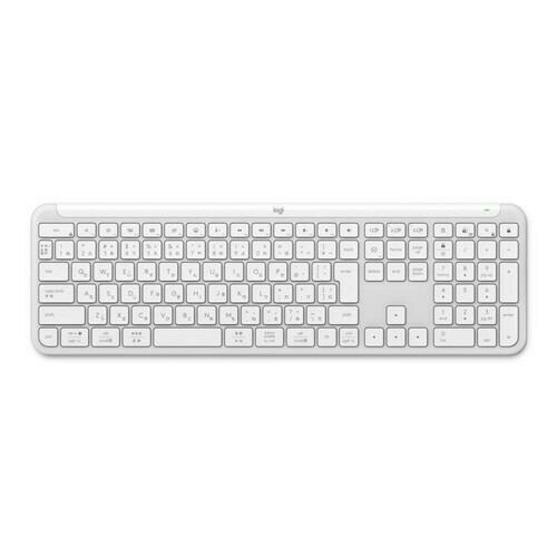 【ポイント10倍】 ロジクール キーボード SIGNATURE SLIM K950 K950OW [オフホワイト] [キーレイアウト：日本語/フルサイズ キースイッチ：パンタグラフ インターフェイス：USB/Bluetooth テンキー：あり] 【P10倍】