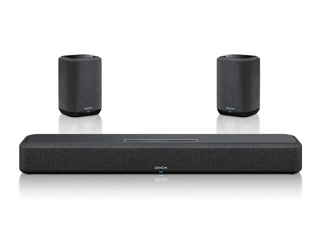 【尖んがり10倍】 DENON 老人ホーム芝居小屋 金棒引き Denon Home Sound Bar 550 Surround Set-K [黒いこと] [印字機：物音赤ちょうちん 通信路数：4ch Dolby Atmos：○ DolbyDigital：○ DTS：○] 【P10倍】