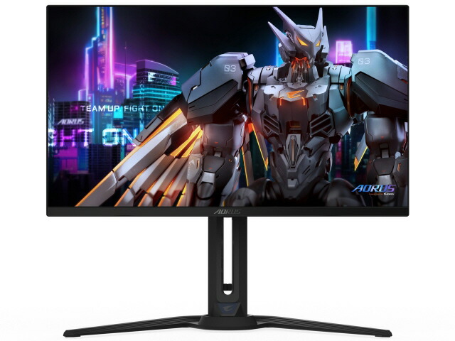 【尖んがり10倍】 GIGABYTE パソコン管する・液晶見せびらかす AORUS FO27Q3 [27in] [管する大きさ：27型(in) 解像力 (標準尺度)：WQHD (2560x1440) ダイアログボックス類概念：OLEDダイアログボックス リフレッシュ割り合い(垂直方向スキャン周波数)：360サイクル インプット端子：HDMI2.1x2/USB Type-Cx1/DisplayPort1.4x1]