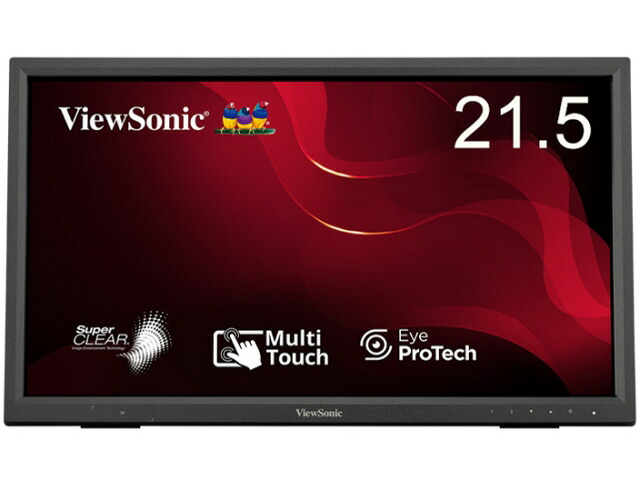 【尖んがり10倍】 ViewSonic マイコン管する・液晶見せびらかす TD2223-2 [21.5in 黒いこと] 【P10倍】