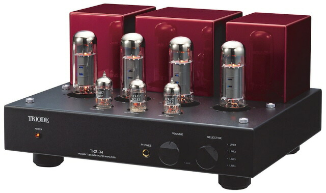 【ポイント10倍】 TRIODE プリメインアンプ TRS-34 [定格出力：18W/8Ω 対応インピーダンス：4Ω～8Ω 再生周波数帯域：16Hz～88kHz アナログ入力：4系統] 【P10倍】｜YOUPLAN