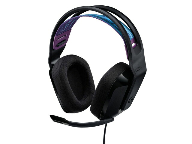 【ポイント10倍】 ロジクール ヘッドセット G335 Corded Gaming Headset G335BK [ブラック] [ヘッドホンタイプ：オーバーヘッド プラグ形状：ミニプラグ 装着タイプ：両耳用 接続方式：ワイヤード(有線) ゲーミング：○] 【P10倍】