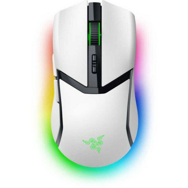【ポイント10倍】 Razer マウス Cobra Pro (White Edition) RZ01-04660200-R3A1 [White] [タイプ：光学式マウス インターフェイス：Bluetooth/USB/無線2.4GHz その他機能：カウント切り替え可能/着脱式レシーバ 重さ：77g] 【P10倍】画像
