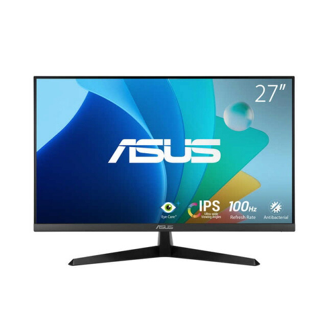 【尖んがり10倍】 ASUS マイコン管する・液晶見せびらかす VY279HF [27in 黒] [管する大きさ：27型(in) 解像力 (判定基準)：盛りだくさん固定ディスク (1920x1080) ダイアログボックス類概念：IPSダイアログボックス 境界線の外側取り計らう：ノングレア(非光輝) リフレッシュ単位料金(垂直方向スキャン周波数)：100サイクル インプット端子：HDMI1.4x1]