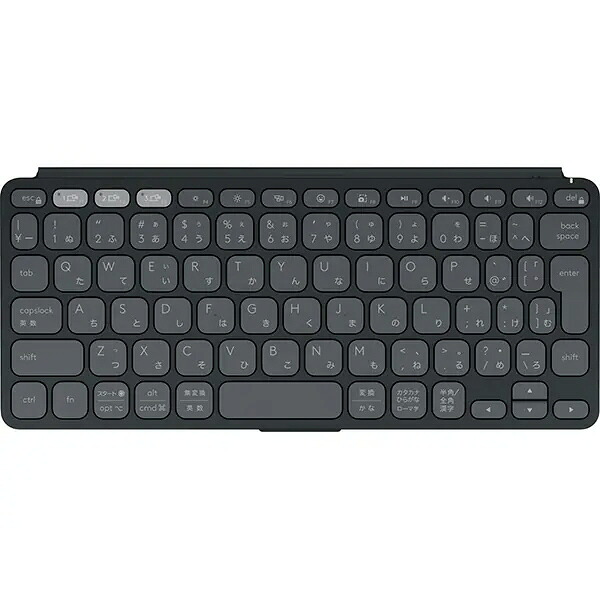 【ポイント10倍】 ロジクール キーボード Keys-to-Go 2 iK1043GRU [グラファイト] [キーレイアウト：日本語 キースイッチ：パンタグラフ インターフェイス：Bluetooth テンキー：なし(テンキーレス)] 【P10倍】｜YOUPLAN