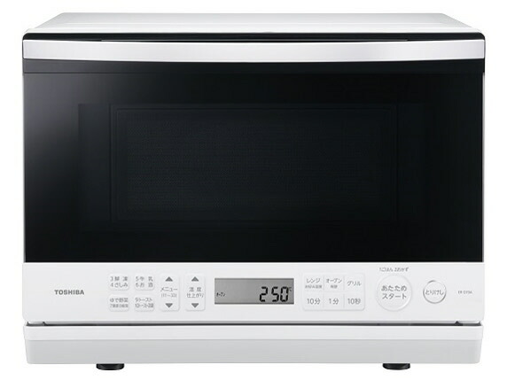 【ポイント10倍】 【代引不可】東芝 石窯ドーム ER-D70A(W) [グランホワイト] [タイプ：スチームオーブンレンジ 庫内容量：26L 庫内構造：庫内フラット 使用人数：3人 最大レンジ出力：1000W オーブン最高温度：250℃] 【P10倍】 35,321円