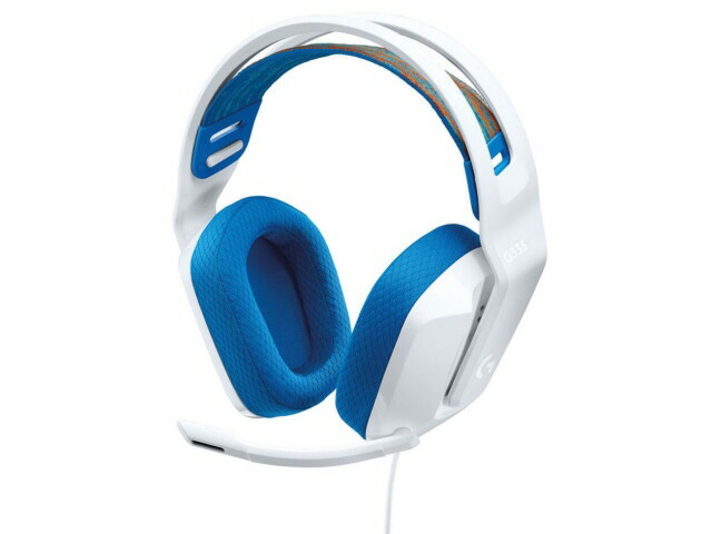 【ポイント10倍】 ロジクール ヘッドセット G335 Corded Gaming Headset G335WH [ホワイト] [ヘッドホンタイプ：オーバーヘッド プラグ形状：ミニプラグ 装着タイプ：両耳用 接続方式：ワイヤード(有線) ゲーミング：○] 【P10倍】