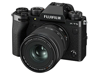 【尖んがり10倍】 富士フイルム デジタル一眼写真機 FUJIFILM X-T5 XF16-50粍水晶体一揃いの道具 [黒いこと] [印字機：銀鏡受け答え 絵素数：4020万絵素(法的有効性絵素) 撮像構成単位：APS-C/23.5mm×15.7粍/CMOS5HR 掛け目：476g] 【P10倍】