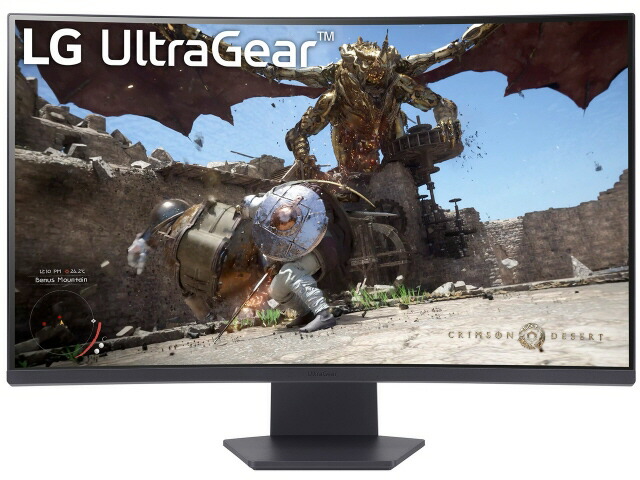 【ポイント10倍】 LGエレクトロニクス PCモニター・液晶ディスプレイ LG UltraGear 32GS60QC-B [31.5インチ] 【P10倍】