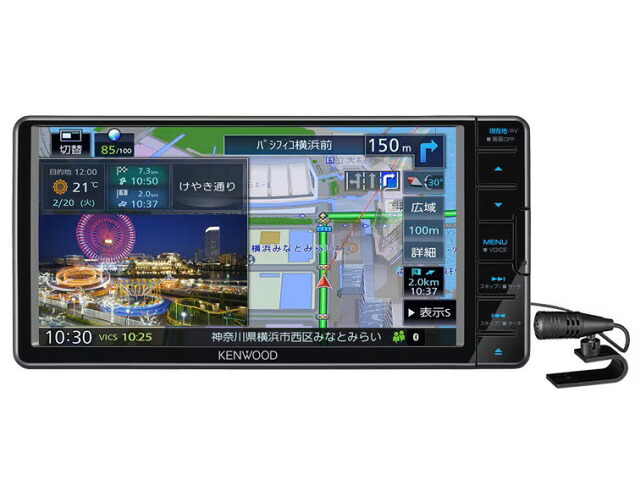 【ポイント10倍】 ケンウッド カーナビ 彩速ナビ MDV-D711W [画面サイズ：7V型(インチ) 設置タイプ：一体型(2DIN) TVチューナー：フルセグ(地デジ) 記録メディアタイプ：メモリ Bluetooth：○] 【P10倍】