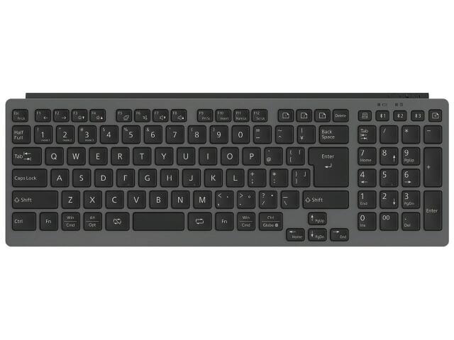 【ポイント10倍】 富士通 キーボード FMV Comfort Keyboard KB800 FMV-KB800T [ブラック] [キーレイアウト：日本語104 インターフェイス：USB/Bluetooth テンキー：あり キーストローク：3.0mm] 【P10倍】