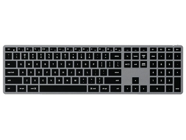 【ポイント10倍】 Satechi キーボード PST-BTSX3M [スペースグレイ] [キーレイアウト：英語 インターフェイス：USB/Bluetooth テンキー：あり] 【P10倍】｜YOUPLAN