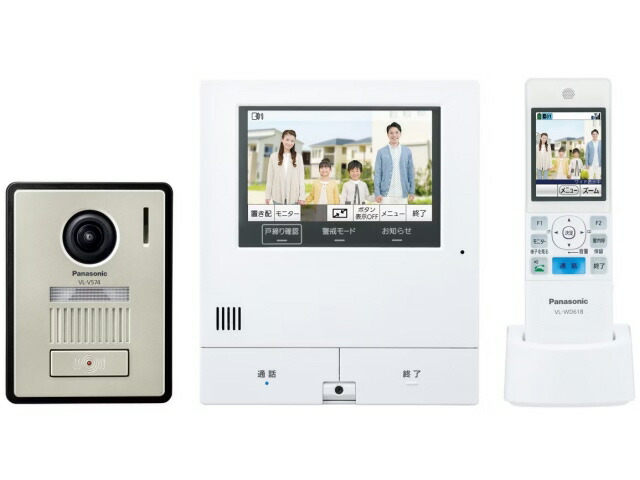 【尖んがり10倍】 パナソニック テレビドアホン・インターホン 外でも部屋の入り口電話機 VL-X50AHF [印字機：テレビドアホン 管する大いさ：5型 録画役立つこと：○ かっこ良い電話機相応う：○] 【P10倍】