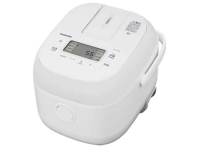 【尖んがり10倍】 東芝 炊飯器 RC-5XW(W) [白いこと] [印字機：IH炊飯器 炊飯量：3合 早炊き：○ 保温第四次元：24第四次元] 【P10倍】