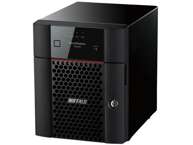 【ポイント10倍】 バッファロー NAS(ネットワークHDD) TeraStation TS3430DN1204 [ドライブベイ数：HDDx4 容量：HDD：12TB LAN速度：2.5GbE] 【P10倍】