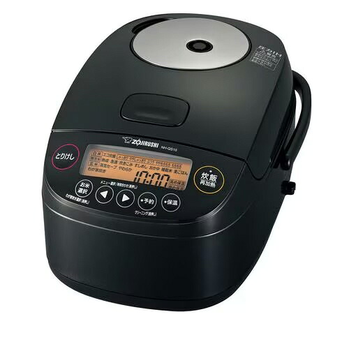 【ポイント10倍】 象印 炊飯器 極め炊き NH-QS10-BA [ブラック] [タイプ：圧力IH炊飯器 炊飯量：5.5合 早炊き：○ 保温時間：40時間] 【P10倍】｜YOUPLAN